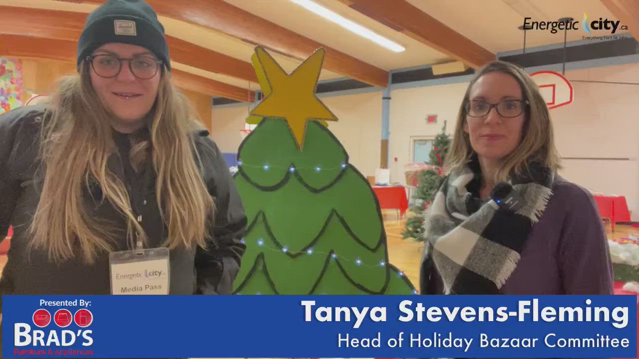 Holiday bazaar at Ecole Central Elementary School
